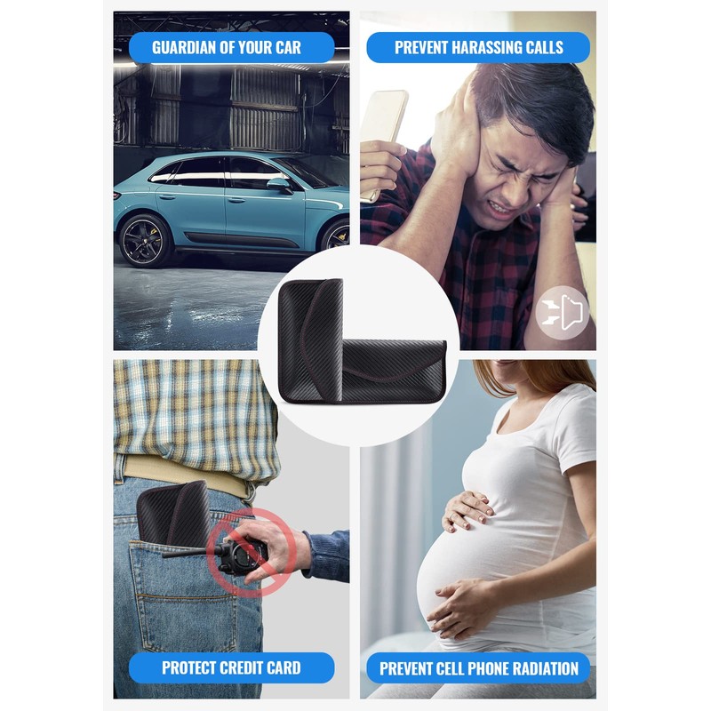 lanpard Keyless Go Protection Car Key Faraday Bag 2X Large