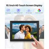 FOOJOE Digital Picture Frame WiFi10.1inch - Smart Touch Screen Digital
