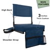 JST GAMEZ Stadium Seat with Highest Back Support and Thick