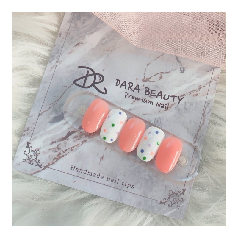 Next day delivery⭐Pastel dot nails⭐ / 다음날발송⭐파스텔 도트네일⭐