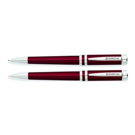 Cross Franklin Covey Freemont Ballpoint Pen/Mechanical Pencil (0.9 mm) Red Lacquer