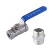 DONGFANGB Ball Valve Set 1/2 PT 304 Stainless Ball Valve