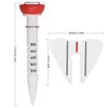 Toolzia Golf Tees 4 Pcs Adjustable Height 33-55mm Reusable Plastic