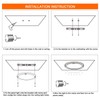 HiBay 18 W LED Ceiling Light with Motion Sensor, Modern