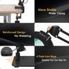 Magnifying Glass with Light and Stand 12X 20X Desktop Magnifier