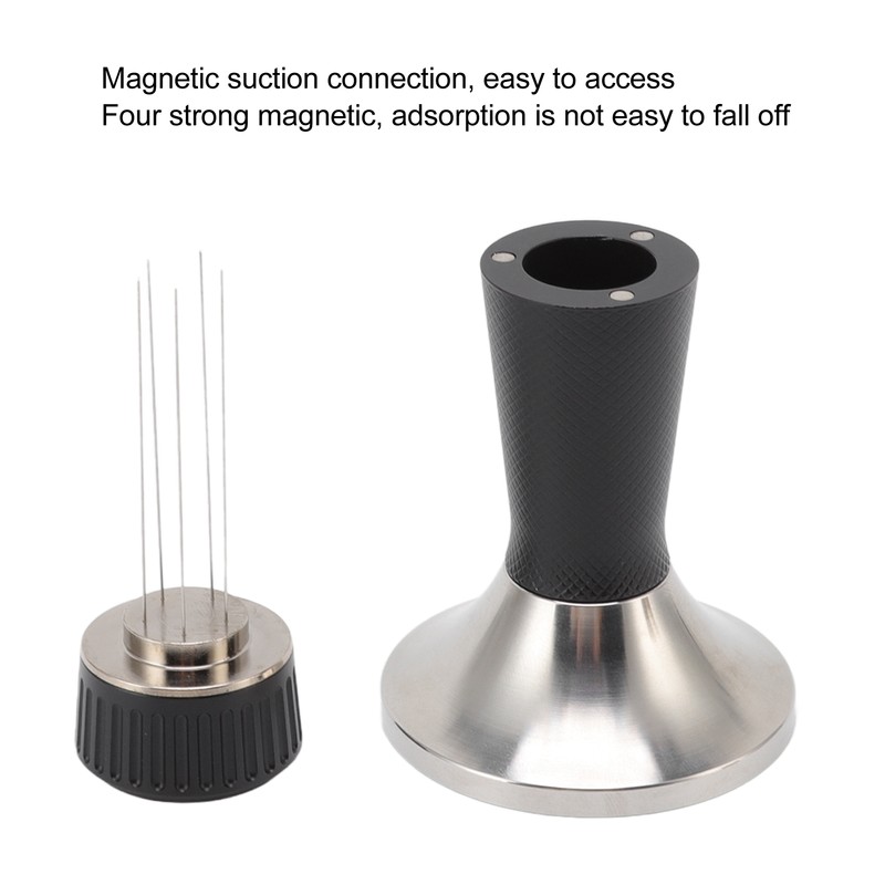 53.3mm Coffee Tamper Distributor Needle Set 2 in 1 Coffee