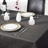 Emma Barclay Chequers - Jacquard Table Cloth in Black -