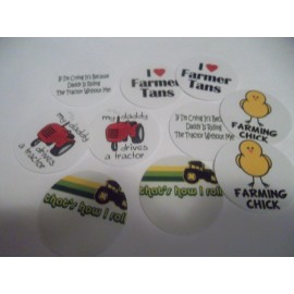 Unbranded Pre Cut One Inch Bottle Cap Images Farmer Chick Free Shipping - photo, 50 images