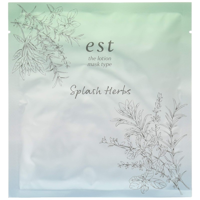 est The Lotion Mask, Splash, Herbal Scent, Pack of 5
