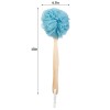 Arswin Loofah Back Scrubber for Shower,Wooden Handle Bath Sponge Lufa
