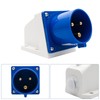 3 Pin Blue Industrial Plug IP44 32A 240V Replacement Plugs