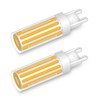 LFLAMPON 8W G9 LED Light Bulbs 80W Halogen Equivalent, Soft