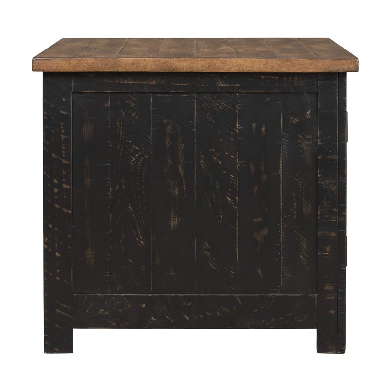 Signature Design by Ashley Valebeck Farmhouse Rectangular End Table with