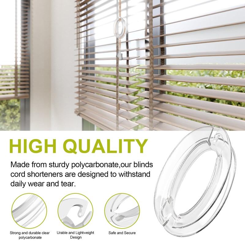 8Pcs Window Blind Cord Winder,Safety Baby Proof Blind Cord Holder