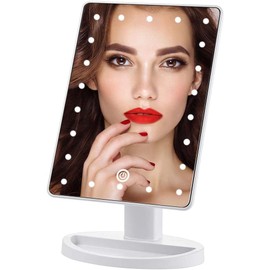 LUMEZING Espejo luz led Maquillaje de Alta definición con 22 Luce Ajustable