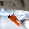 RUIENGCOMM 4 Pieces Car Window Breaker Emergency Keychain Car Escape
