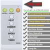Replacement Remote Control for R.W.Flame Electric Fireplace RFH-4001LB,RFH-4201LA,RFH-4201LB,RFH-4201LC,RFH-4801LA,RFH-4801LB,RFH-5001LA,RFH-5001LB,RFH-5001LC,RFH-6001LA,RFH-6001LB,RFH-6001LC