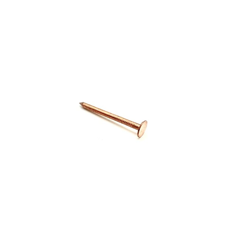 50 PCS Copper Clout Nails Roofing Slate Felt Nail, Tree