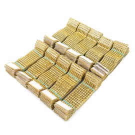 100pcs 8 Rows Chair Sash Napkin Rings  Diamond Mesh Wrap Ribbon For Wedding Christmas Gold