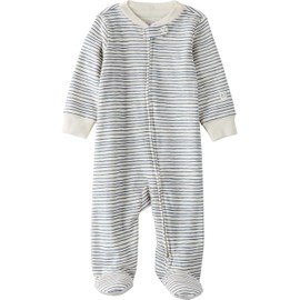 little planet by carter's Baby Sleep and Play made with Organic Cotton, Painterly Stripe, NB