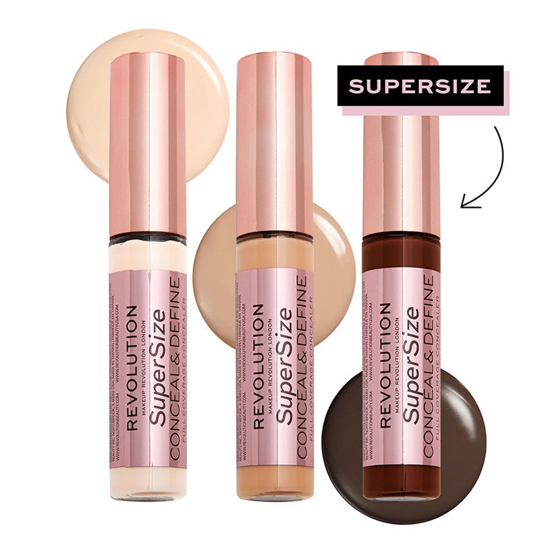 MAKEUP REVOLUTION SUPERSIZE CONCEAL AND DEFINE CONCEALER, C10.5
