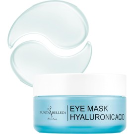 Punta Belleza Parches para Ojos con Ácido Hialurónico y Glicerina Hidrogel Hidratante Anti Ojeras, Bolsas y Líneas Finas 60 Piezas