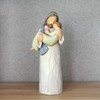 ShineOnAngel Jesus Healing Girl Figurine - Hand Painted Jesus Statue