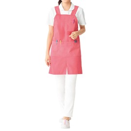 [Anmee] Nurse Apron Center Slit Long Length Nursery Teacher Caregiver Easy to Bend H-Shape Ladies Men's, lavender