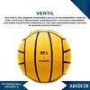 AQASKIN Water Polo Ball Yellow Rubber 1 Size 5 1