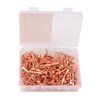 250Pcs Horseshoe Nails Copper Plated Rustproof Equestrian Riding Equipment Pet