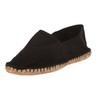 SL1402 Sommerlatschen Unisex Espadrilles Fully Rubberised Black - Black -