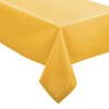 Atmosphera Jane Tablecloth Chambray Cotton Mustard Yellow 140 × 240