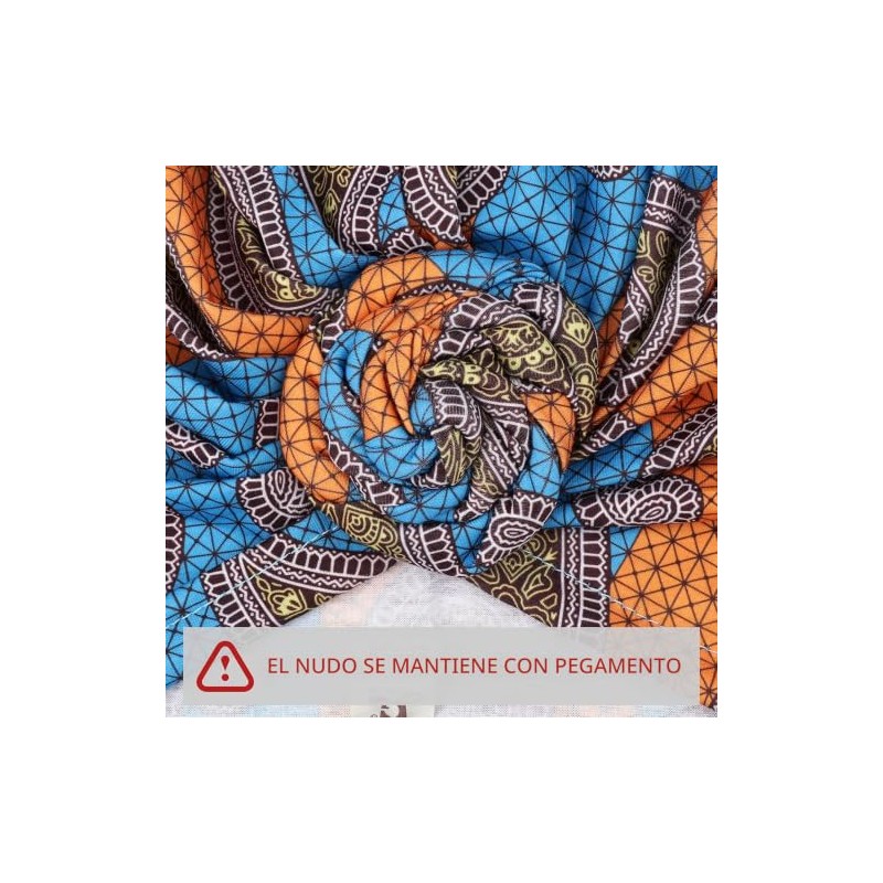 DRESHOW 5 Piezas Africano Turbante para Mujer Gorro de Nudo