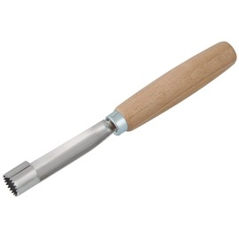 Fackelmann 31372 Apple Corer FSC Beech Wood Apple Corer for Removing Core, Stainless Steel, FSC Beech Wood, 16.5 cm