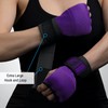 Hayabusa Quick Gel Boxing Hand Wrap Gloves - Purple/Black, Medium