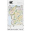 Pieceful Maps Jigsaw Puzzle 'Snowdonia' 1000 Piece - Great British