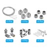 PATIKIL Ceiling Hanging Wire Cable Kit, 4 Set Lights Panel