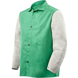 Flame-Resistant Jacket,Green/Gray,L