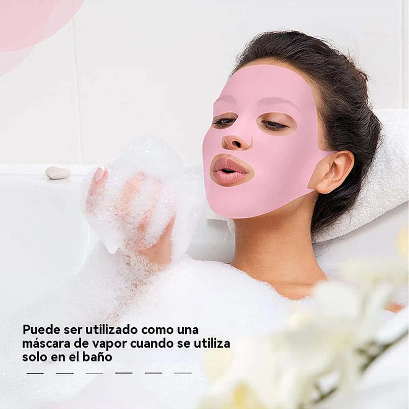 4 pzas máscaras facial reutilizables 3d antievap