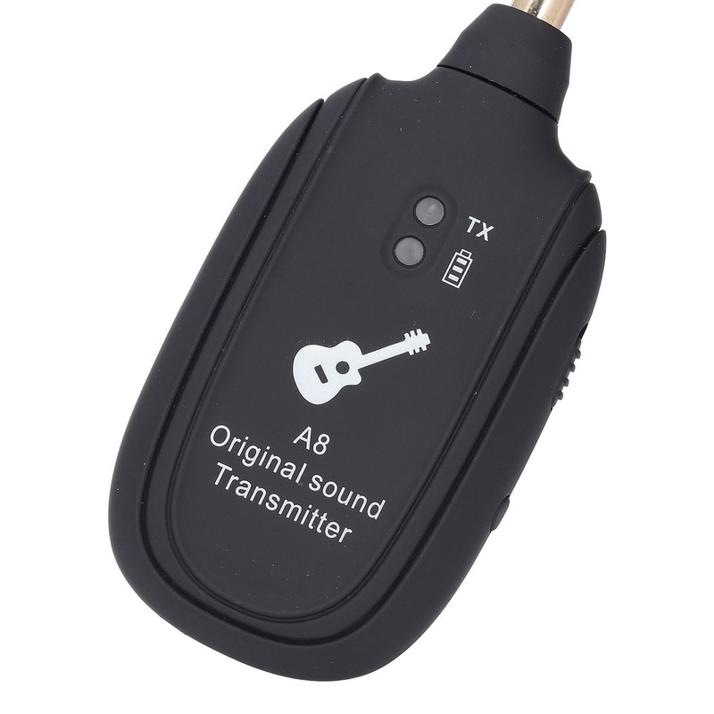 Electric Guitar Transmitter Receiver Set 6.35mm Rechargeable Wireless Guitar System
