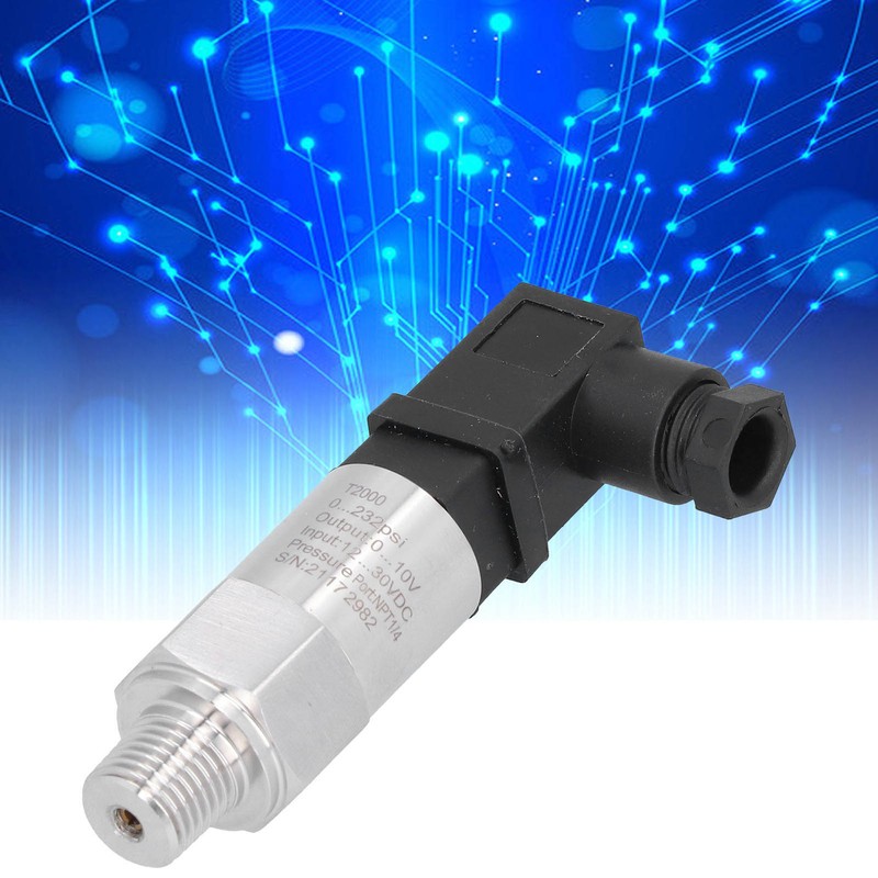 0232psi Pressure Transducer Sensor ASIC Technology AntiCorrosion AntiWear Pressure Transmitter