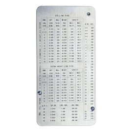 HFS(R) Pipe Pit Welding Gauge Gage Test Ulnar Welder Inspection 0 to 1/2" in 1/64" & .020 Increments