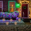 Northlight Lighted Snowflake Christmas Pathway Markers - 14.25" - 5ct