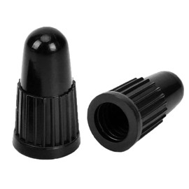 Black Presta Valve Caps Plastic Bike Tubeless Tire Caps Air Dust Stem Covers-Used on Presta/French Valves for Bicycle, MTB Mountain Bike, Road Bike (20 Pack)