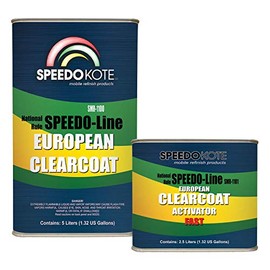 Speedokote SMR-1100-F - European Clear Coat 2K Urethane, 7.5 Liter Euro Clearcoat w/Fast Act.