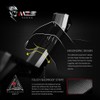 MZS Black Motorcycle Clutch Brake Levers Short Adjustable Compatible with