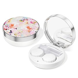 Contact Lens Case/Contact Case, Travel Contact Lens Case Cute Contact Case and Solution Perfect for Daily Travel Outdoor