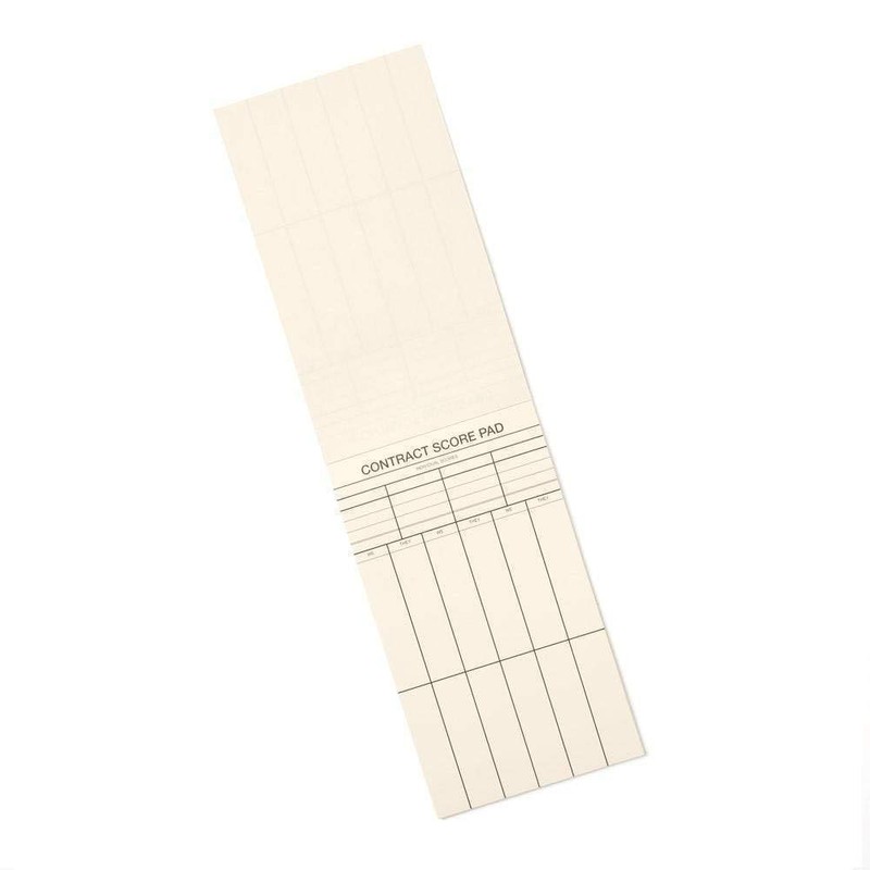 Caspari Bridge Score Pad, Tortoise