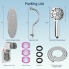 Hibbent All Metal Shower Head, 10'' High Pressure Rainfall Shower