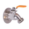 Midline Valve S3538 Sillcock Hose Bibb with Oversized Flange 3/4